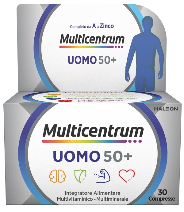 MULTICENTRUM UOMO 50+ 30 COMPRESSE - Farmapre