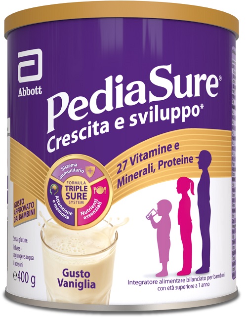 PEDIASURE CRESCITA&SVILUPPO VANIGLIA 400 G - Farmapre