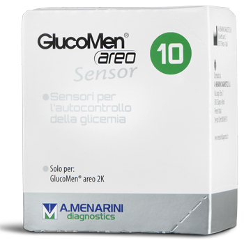 STRISCE GLUCOMEN AREO SENSOR PER ANALISI DEL GLUCOSIO 10 PEZZI - Farmapre