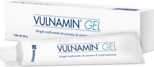 VULNAMIN MEDICAZIONE INTERATTIVA IN GEL A BASE DI AMINOACIDICOSTITUTIVI DEL COLLAGENE E SODIO JALURONATO TUBO 50 G - Farmapre
