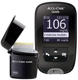 KIT GLUCOMETRO ACCU-CHEK GUIDE MG/DL + PUNGIDITO FASTCLIX - Farmapre