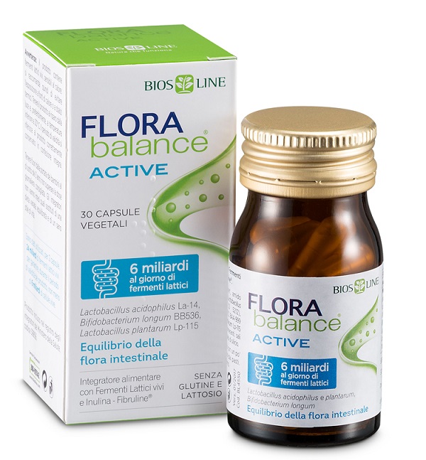 BIOSLINE FLORABALANCE ACTIVE 30 CAPSULE VEGETALI - Farmapre