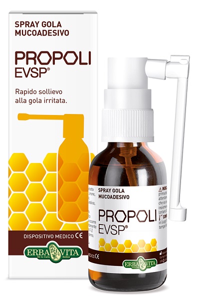PROPOLI EVSP SPRAY GOLA MUCOADESIVO SENZA ALCOL 20ML - Farmapre