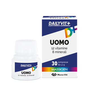 DAILYVIT+ UOMO MULTIVITAMINICO E MULTIMINERALE 30 COMPRESSE RIVESTITE - Farmapre