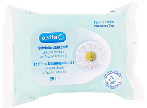 ALVITA SALVIETTE STRUCCANTI 25 PEZZI - Farmapre