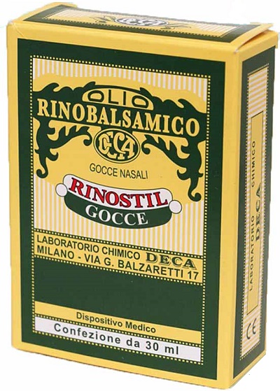 RINOSTIL GOCCE NASALI FLACONE 30ML OLIO RINOBALSAMICO PER LAPROTEZIONE DELLA MUCOSA NASALE E LA PULIZIA DELLE FOSSE NASALI - Farmapre
