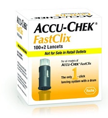 LANCETTE PUNGIDITO ACCU-CHEK FASTCLIX 100 + 2 PEZZI - Farmapre