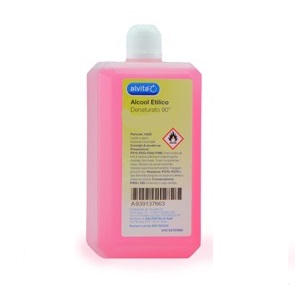 ALVITA ALCOOL ETILICO DENATURATO 90,1 500ML - Farmapre