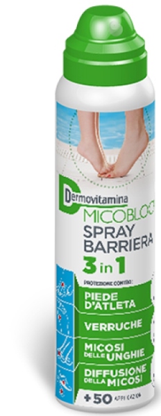 DERMOVITAMINA MICOBLOCK SPRAY BARRIERA 3 IN 1 PIEDE D'ATLETA 100 ML - Farmapre