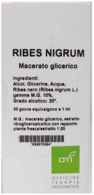RIBES NIGRUM MACERATO GLICERICO 10% GOCCE 100ML - Farmapre