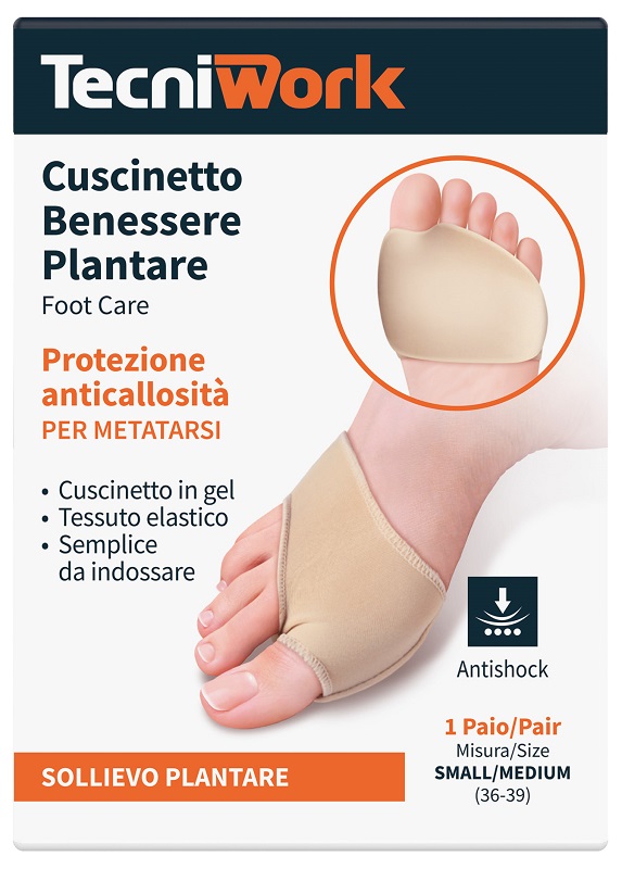 BENESSERE PLANTARE CUSCINETTO SMALL/MEDIUM 1 PAIO - Farmapre