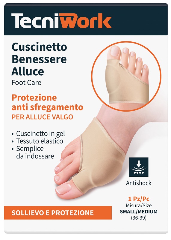 BENESSERE ALLUCE CUSCINETTO SMALL/MEDIUM 1 PEZZO - Farmapre