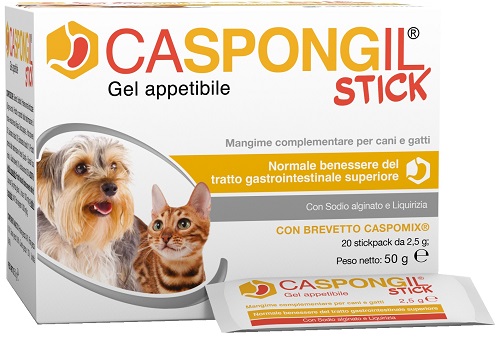 CASPONGIL STICK GEL APPETIBILE 20 STICKPACK DA 2,5 G - Farmapre