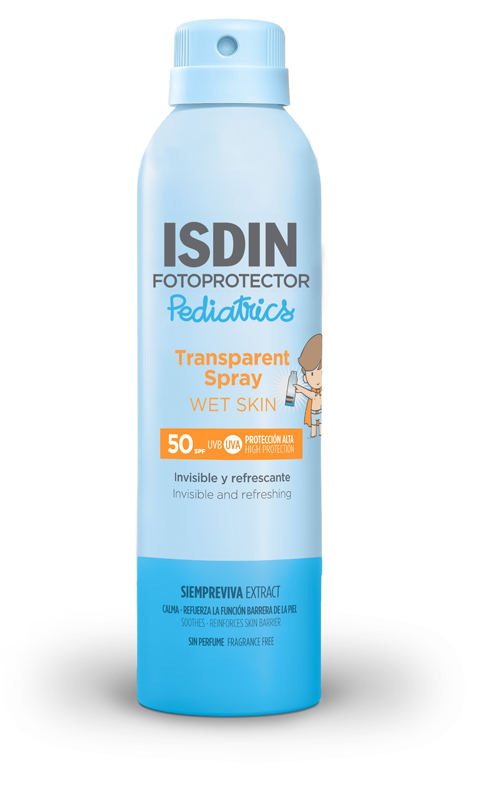 TRANSPARENT SPRAY WET SKIN PEDIATRICS SPF50 250 ML - Farmapre