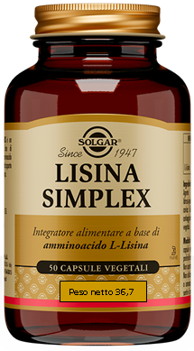 LISINA SIMPLEX 50 CAPSULE VEGETALI - Farmapre
