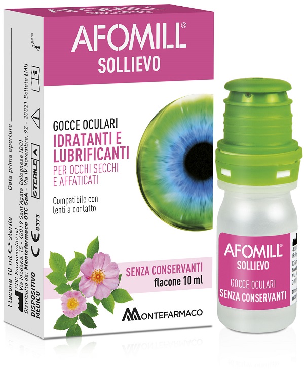 AFOMILL SOLLIEVO GOCCE OCULARI SOLLIEVO OCCHI 10 ML - Farmapre
