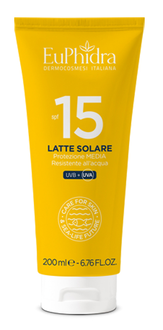 EUPHIDRA KALEIDO LATTE SOLARE SPF15 200 ML - Farmapre