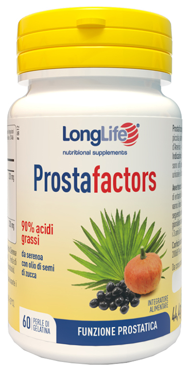 LONGLIFE PROSTAFACTORS 60 PERLE DI GELATINA - Farmapre