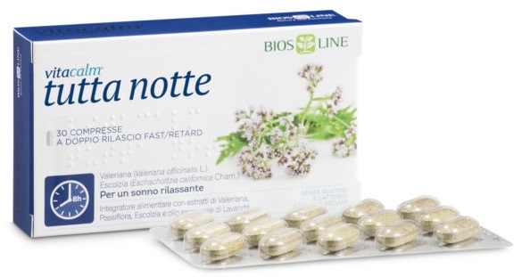 VITACALM TUTTA NOTTE FAST/RETARD 30 COMPRESSE - Farmapre