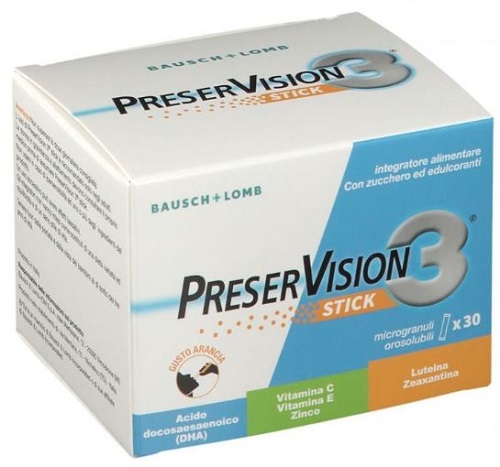 PRESERVISION 3 30 STICK OROSOLUBILI DA 2 G - Farmapre