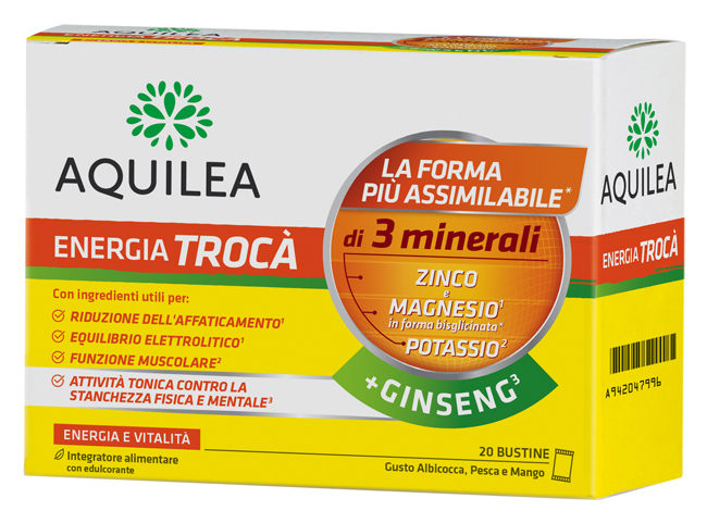 AQUILEA ENERGIA TROCA'+GINSENG 20 BUSTINE - Farmapre