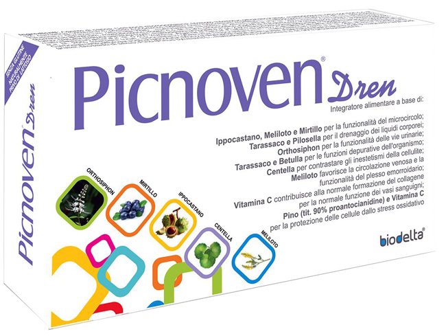 PICNOVEN DREN 50 COMPRESSE 31 G - Farmapre