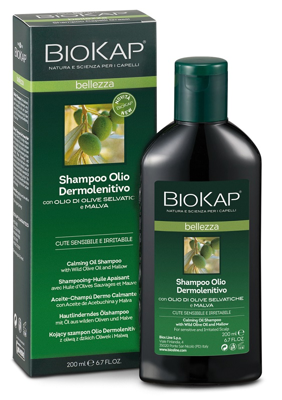 BIOKAP BELLEZZA SHAMPOO OLIO DERMOLENITIVO 200 ML BIOSLINE - Farmapre