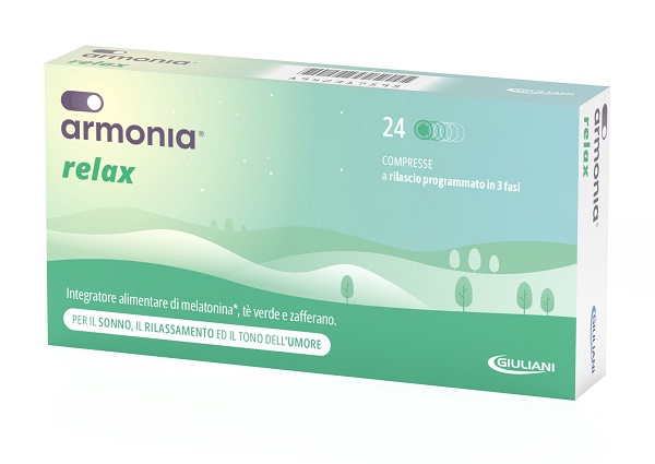 ARMONIA RELAX 1 MG A BASE DI MELATONINA 24 COMPRESSE - Farmapre
