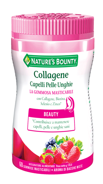 COLLAGENE CAPELLI PELLE UNGHIE 60 GOMMOSE MASTICABILI - Farmapre