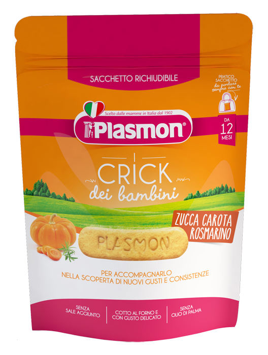 PLASMON CRICK ZUCCA/CARORA/ROSMARINO 100 G - Farmapre