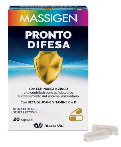 MASSIGEN PRONTO DIFESA 20 CAPSULE - Farmapre