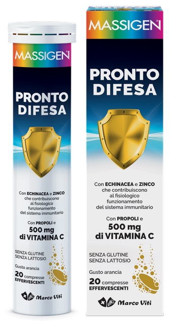 MASSIGEN PRONTO DIFESA 20 COMPRESSE EFFERVESCENTI - Farmapre