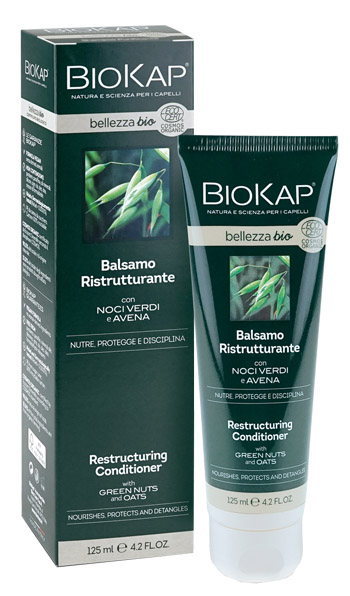 BIOKAP BELLEZZA BIO BALSAMO RISTRUTTURANTE COSMOS ECOCERT 125 ML BIOSLINE - Farmapre