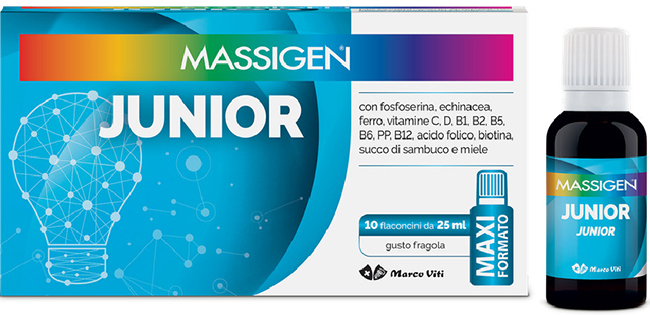 MASSIGEN JUNIOR 10 FLACONI DA 25 ML - Farmapre