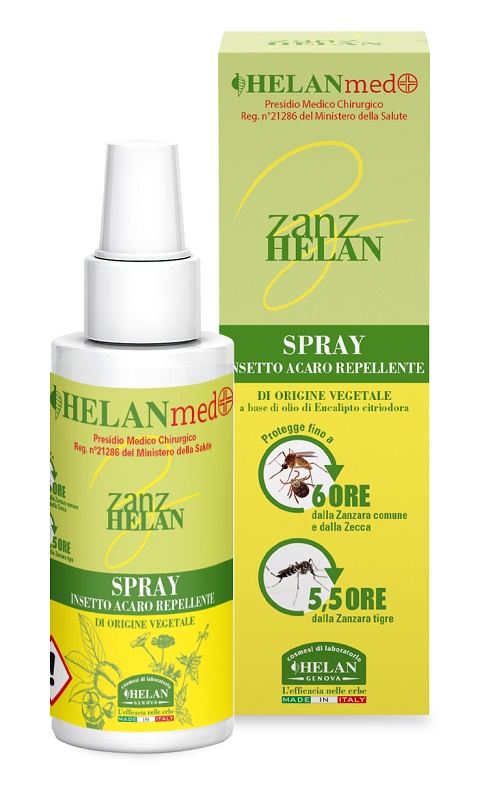 ZANZHELAN INSETTOREPELLENTE VEGETALE SPRAY ECOLOGICO 100 ML - Farmapre
