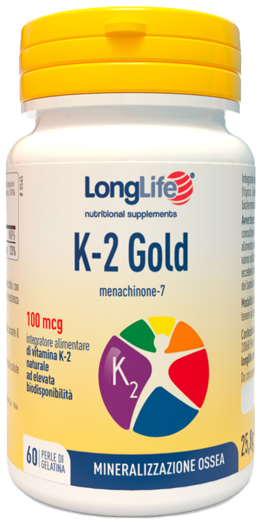 LONGLIFE K-2 GOLD 60 PERLE - Farmapre