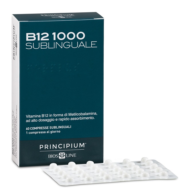 PRINCIPIUM B12 1000 60 COMPRESSE SUBLINGUALI - Farmapre