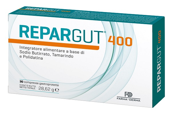 REPARGUT 400 30 COMPRESSE - Farmapre