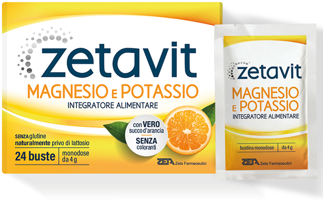 ZETAVIT MAGNESIO POTASSIO 24 BUSTINE DA 4 G - Farmapre