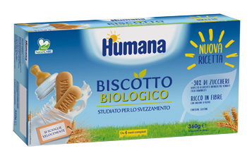 HUMANA BISCOTTO BABY BIO 2 SACCHETTI DA 180 G - Farmapre