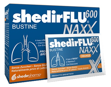 SHEDIRFLU 600 NAXX ARANCIA SENZA ZUCCHERI 20 BUSTINE - Farmapre