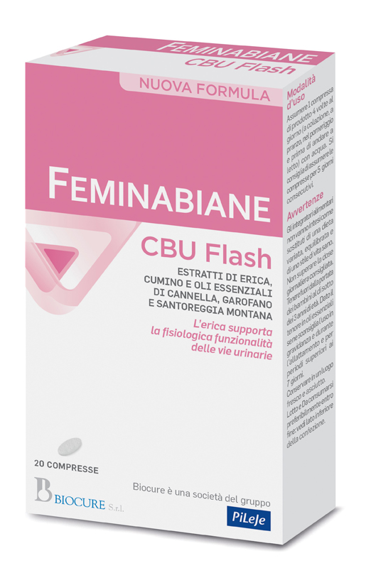 FEMINABIANE CBU FLASH 20 COMPRESSE NUOVA FORMULA - Farmapre