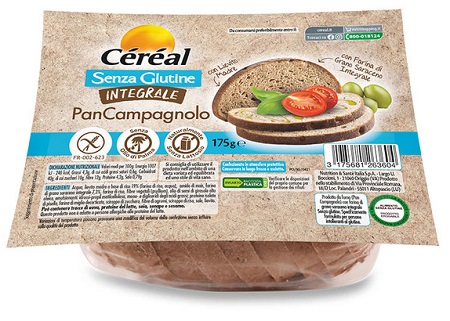 CEREAL SENZA GLUTINE INTEGRALE PAN CAMPAGNOLO 175 G - Farmapre