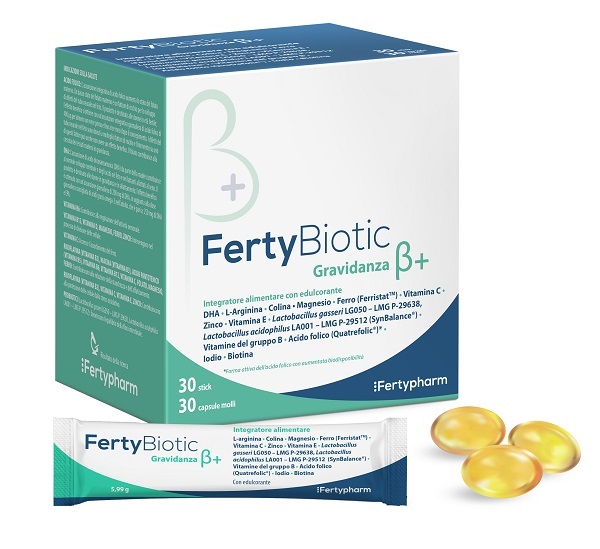 FERTYBIOTIC GRAVIDANZA BETA+ 30 STICK + 30 CAPSULE - Farmapre