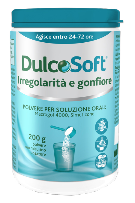 DULCOSOFT IRREGOLARITA' E GONFIORE POLVERE SOLUBILE 200 G - Farmapre