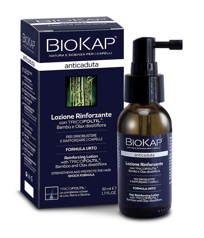 BIOKAP LOZIONE RINFORZANTE ANTICADUTA CON TRICOFOLTIL NUOVA FORMULA 50 ML - Farmapre