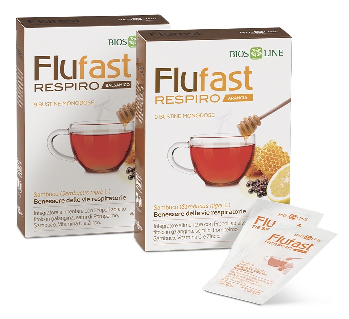 APIX PROPOLI FLUFAST RESPIRO ARANCIA 9 BUSTE BIOSLINE - Farmapre