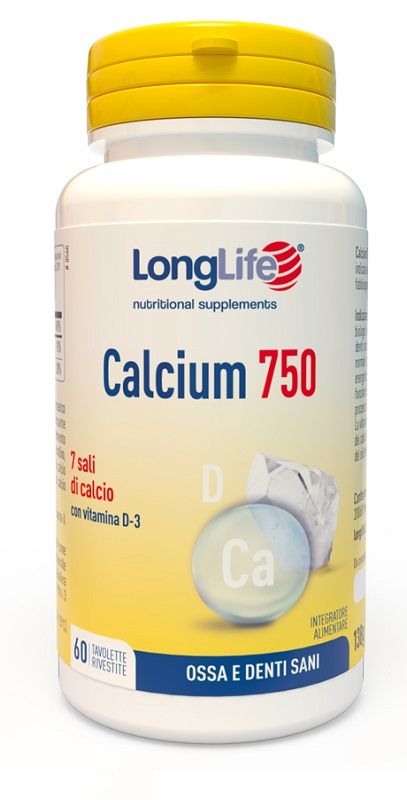 LONGLIFE CALCIUM 750 MG 60 TAVOLETTE - Farmapre