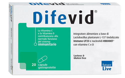 DIFEVID 20 CAPSULE GASTROPROTETTE - Farmapre
