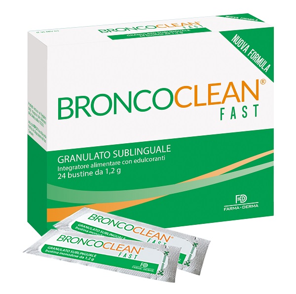 BRONCOCLEAN FAST GRANULATO SUBLINGUALE 24 BUSTINE - Farmapre
